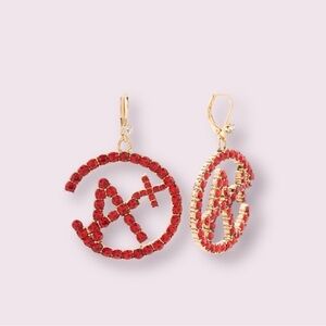 Betsey Johnson A+ Dangle Earrings